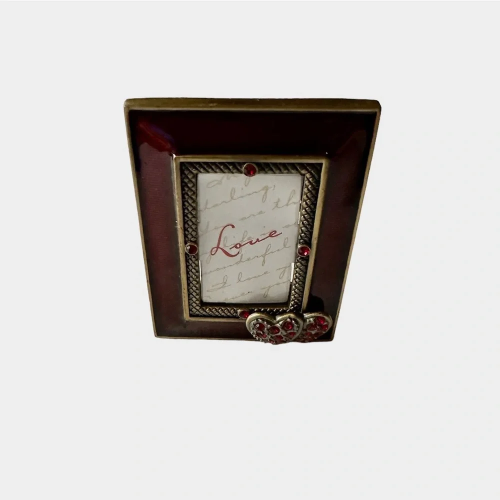 Jay Strongwater style mini picture frames/ place card holders set of 7